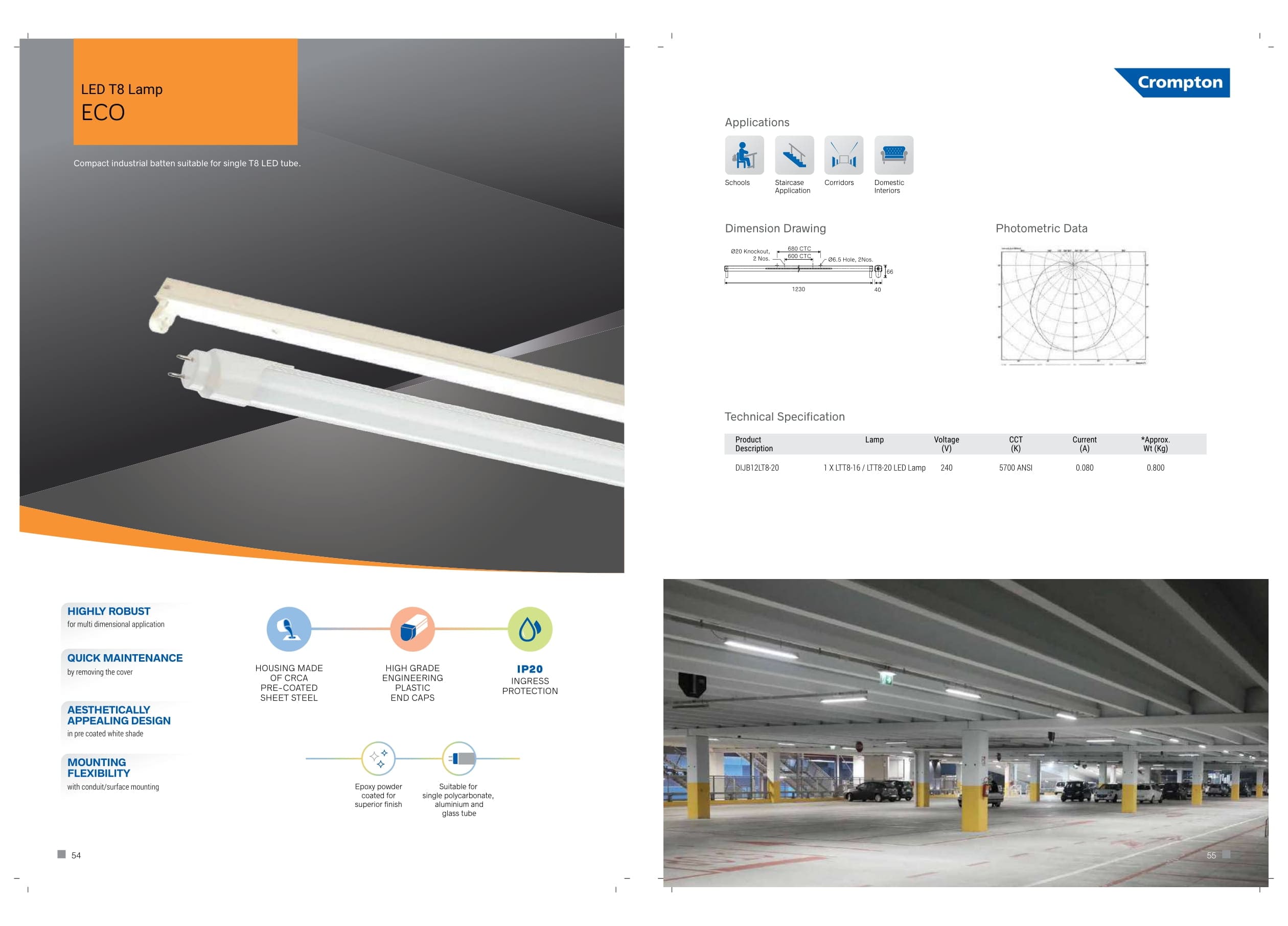 LED T8 Lamp ECO (Tube Light)